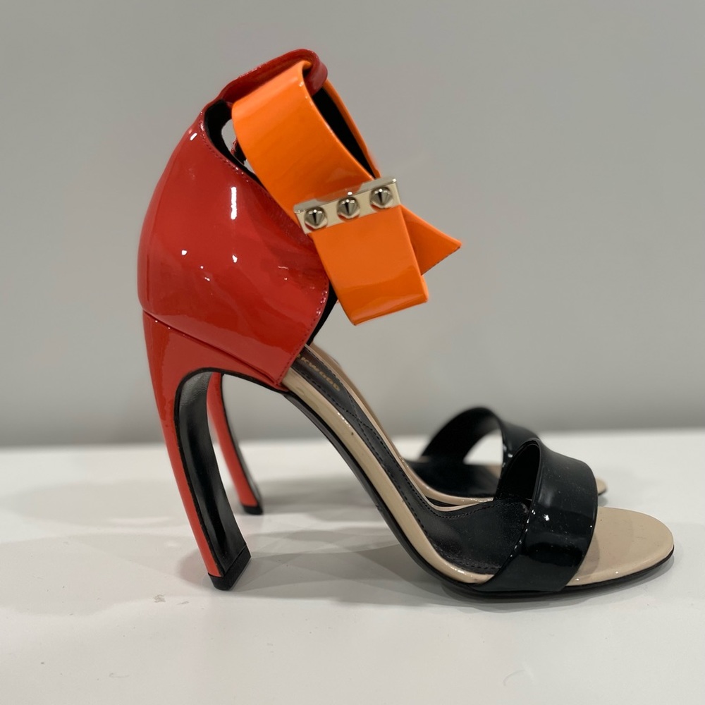 Nicholas Kirkwood Maeva Color Block Sandal Heels